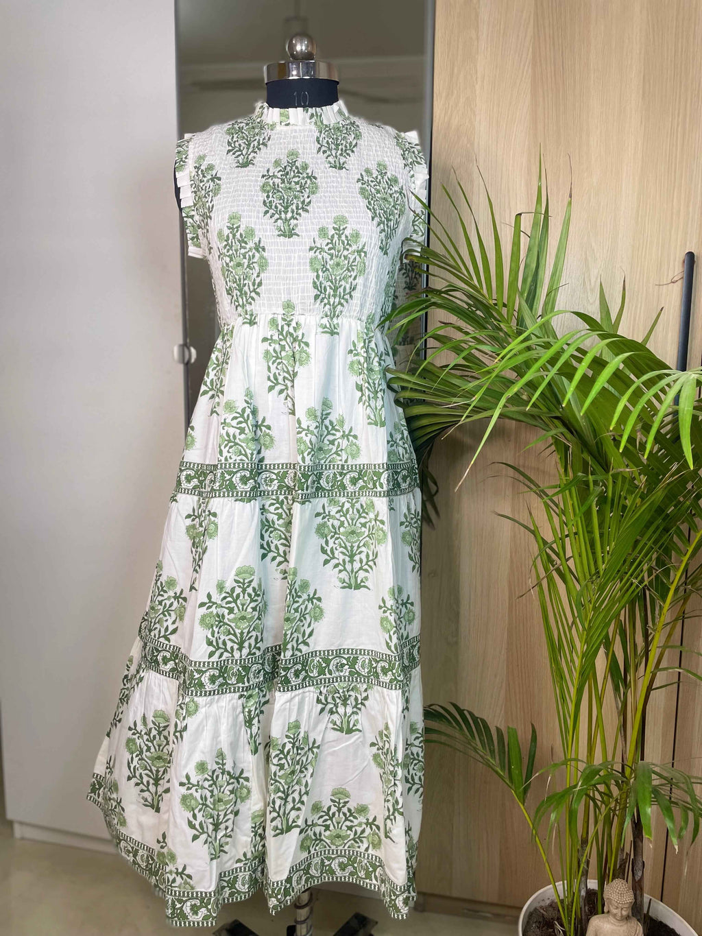 Matcha Bloom Maxi Dress