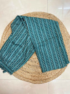 Tarvi Teal Floral 3-Piece Spaghetti Set