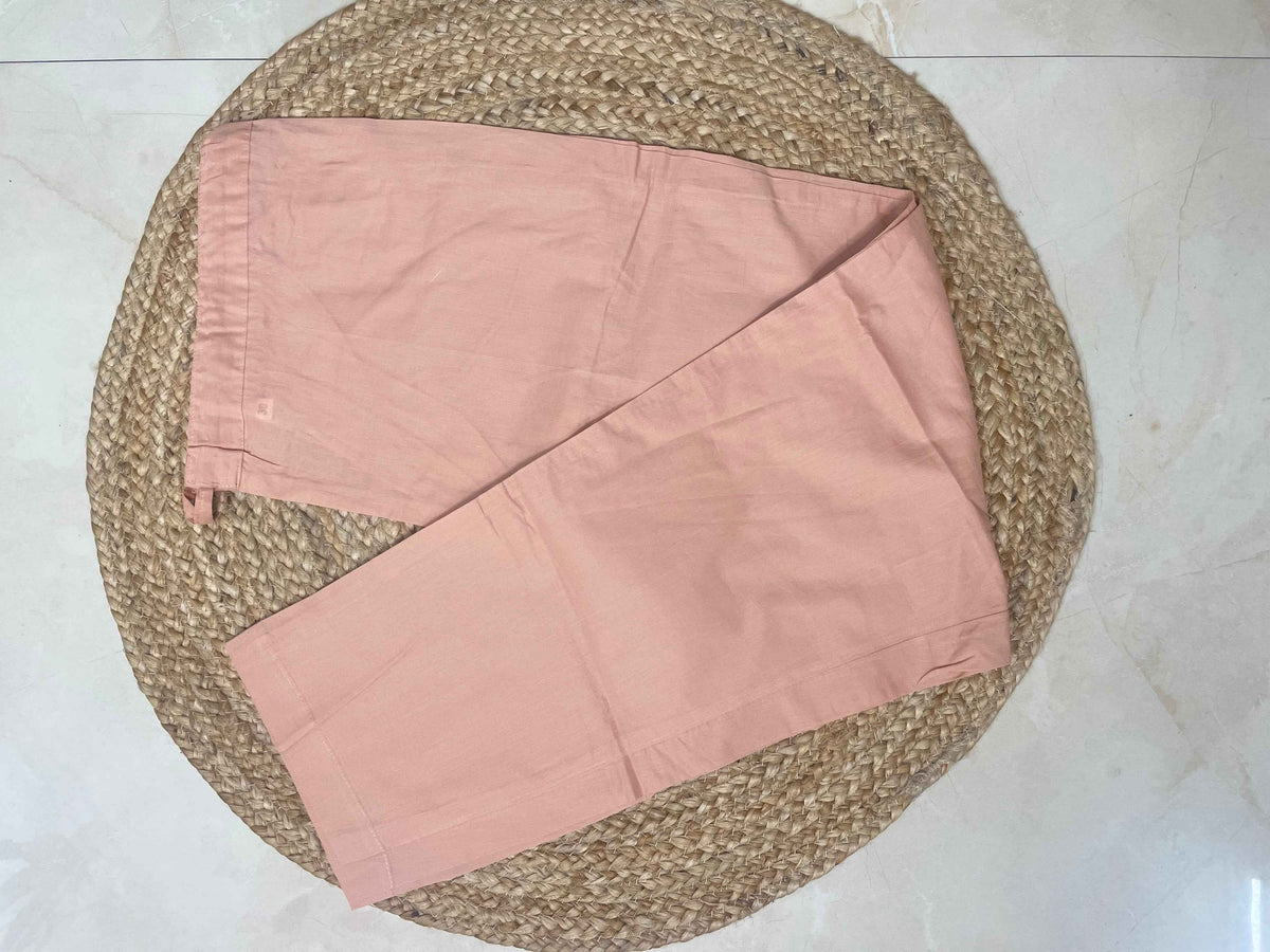 Maitri Peach Garden Cotton 3 Pcs Suit Set