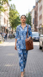 Blue Grace Co-ord Set