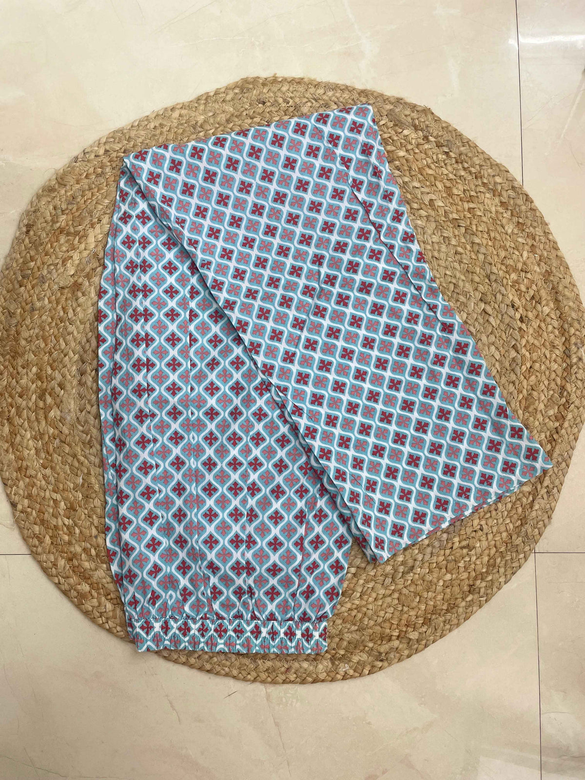 Aaira Aqua Bloom  3 Pcs Suit Set