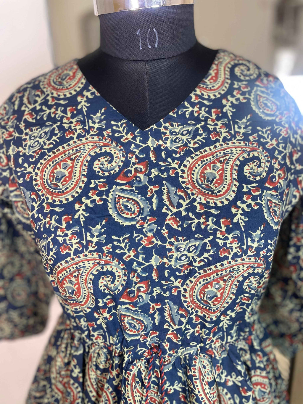 Midnight Paisley Dress