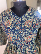 Midnight Paisley Dress