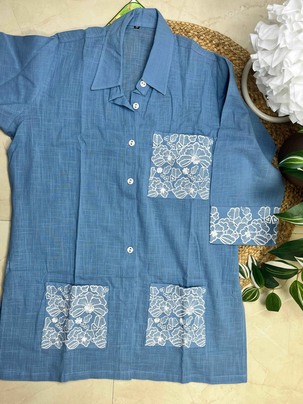 Steel Blue Co-ord Set
