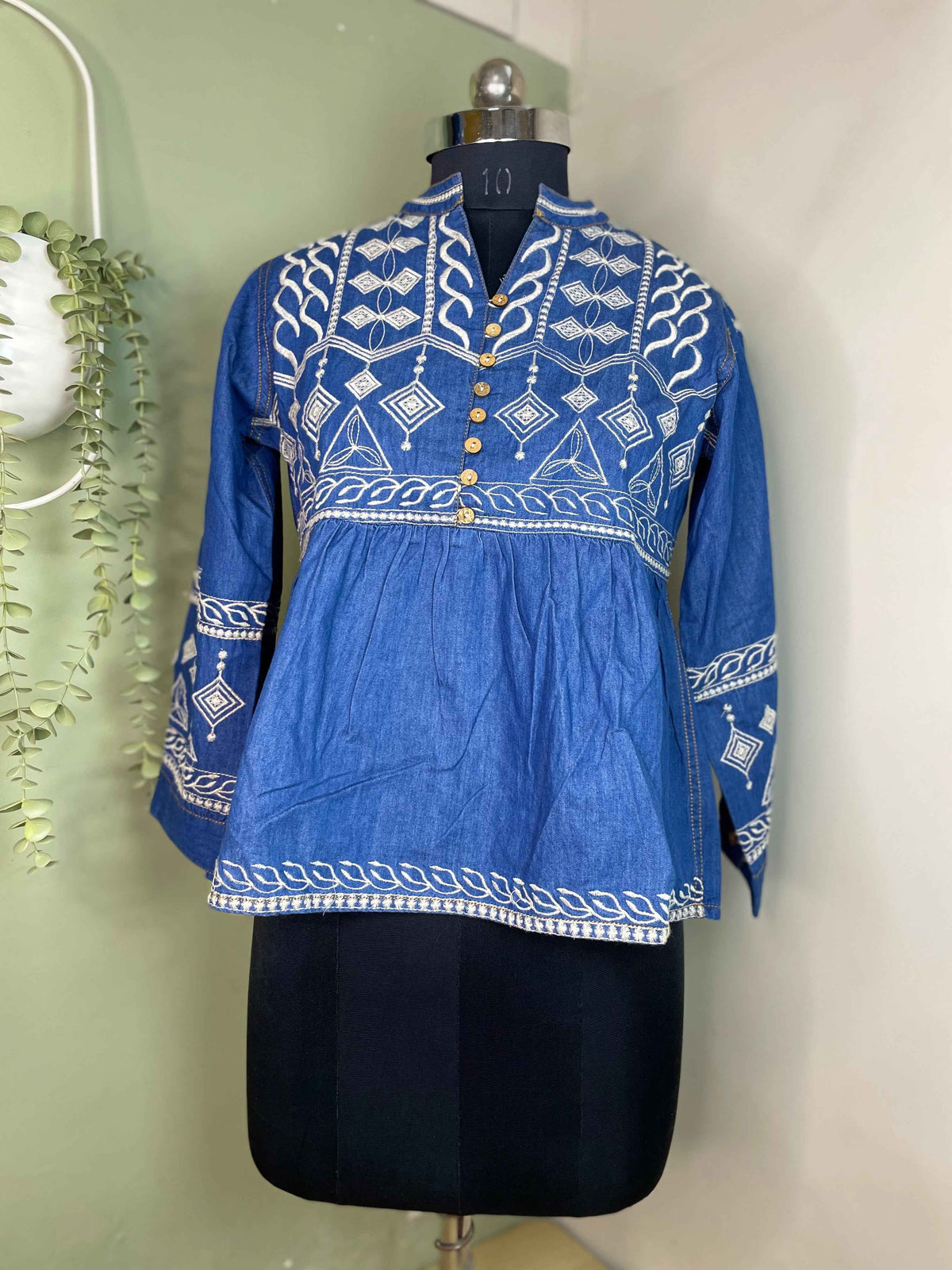 Denim Muse Short Kurti