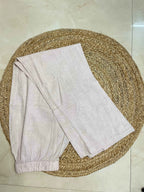 Ridhi Ivory Pink Cotton 3 Pcs Suit Set