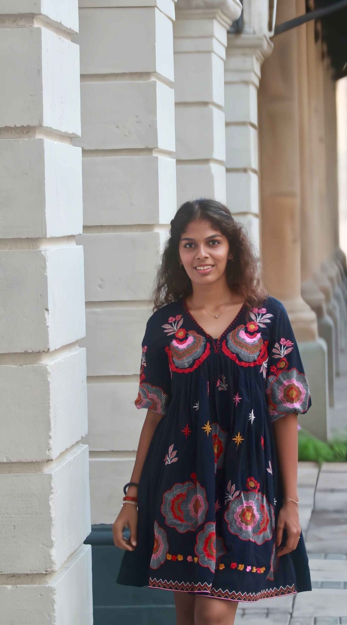Midnight Flower Dress