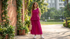 Rani Pink Hand Block Cotton Skirt Set