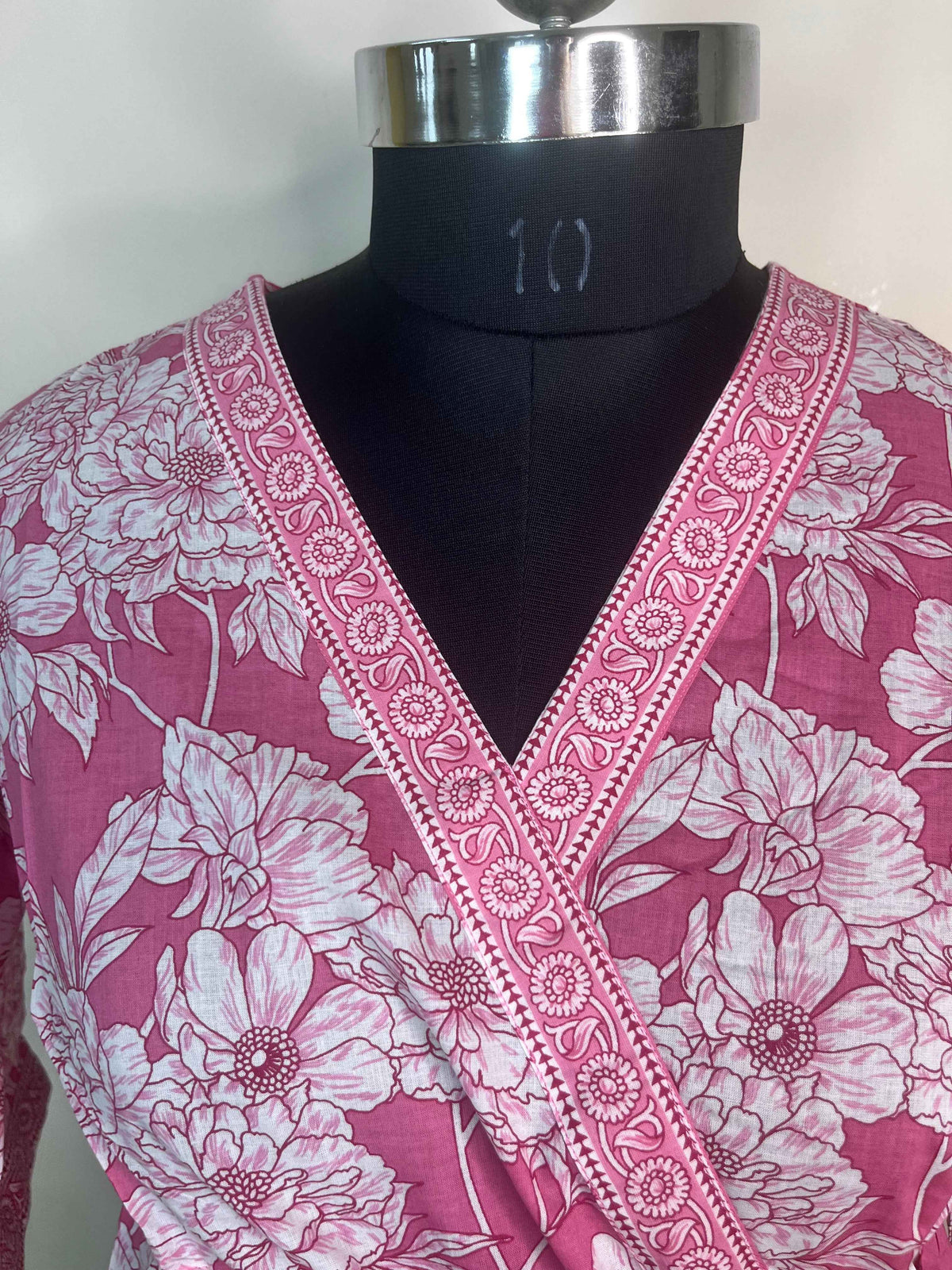 Pink Bloom Short Kurti