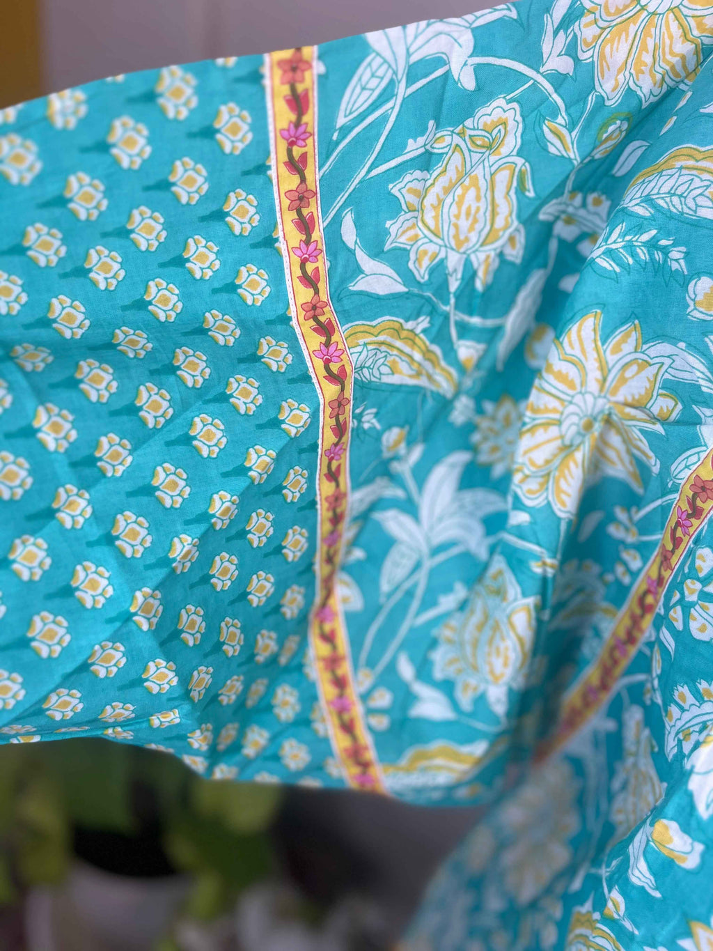 Aqua Sunshine Short Kurti