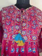 Berry Pop Top, Short Kurti