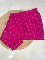 Rani Pink Hand Block Cotton Skirt Set