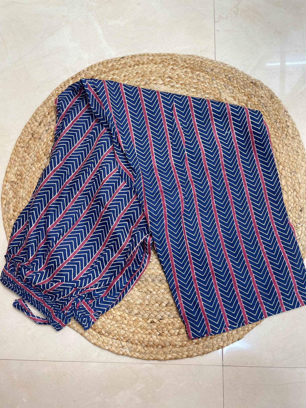 Devanshi Indigo 3-Piece Spaghetti Set