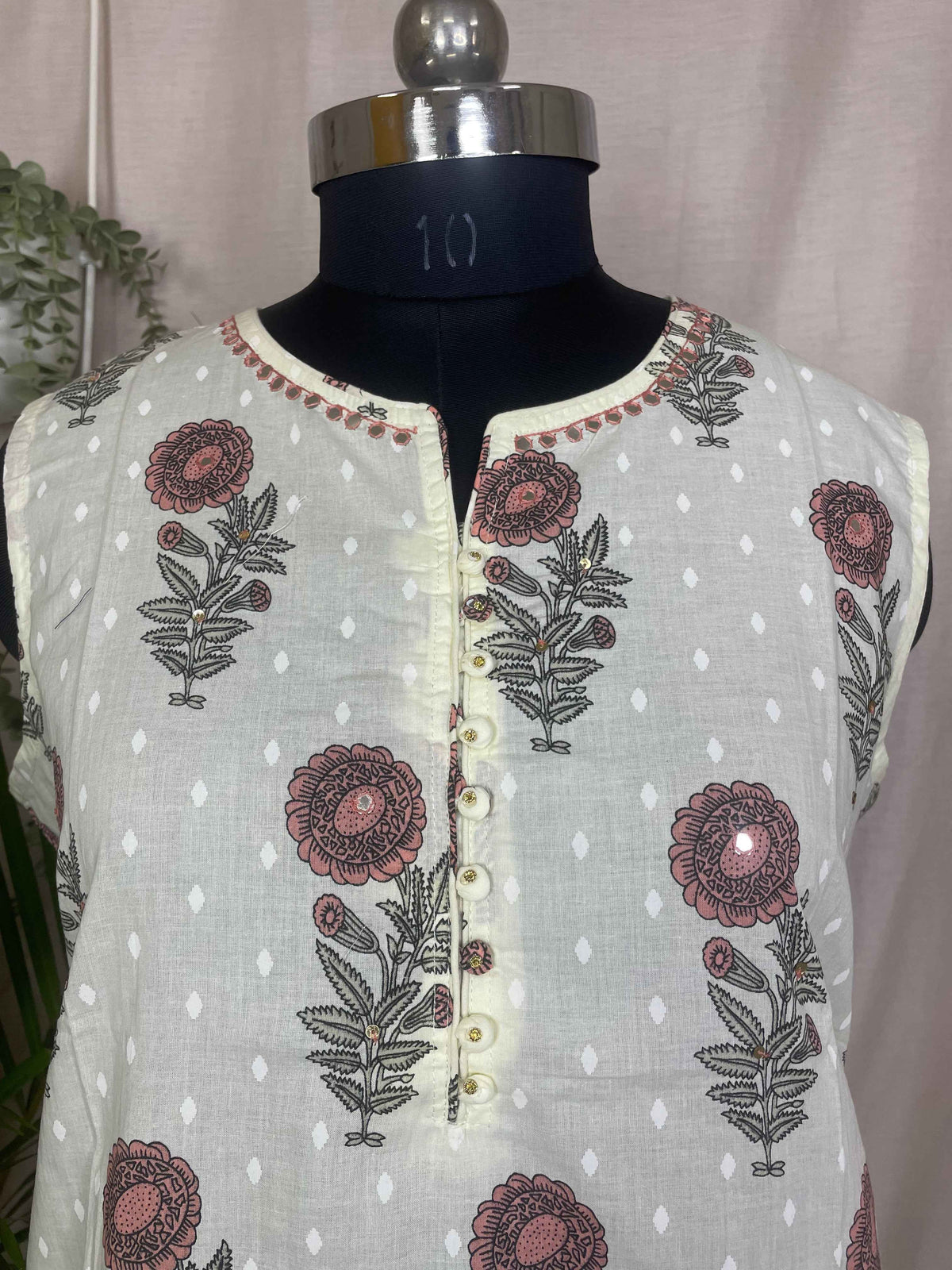 Arha Ivory Blush 3-Piece Kurta Set