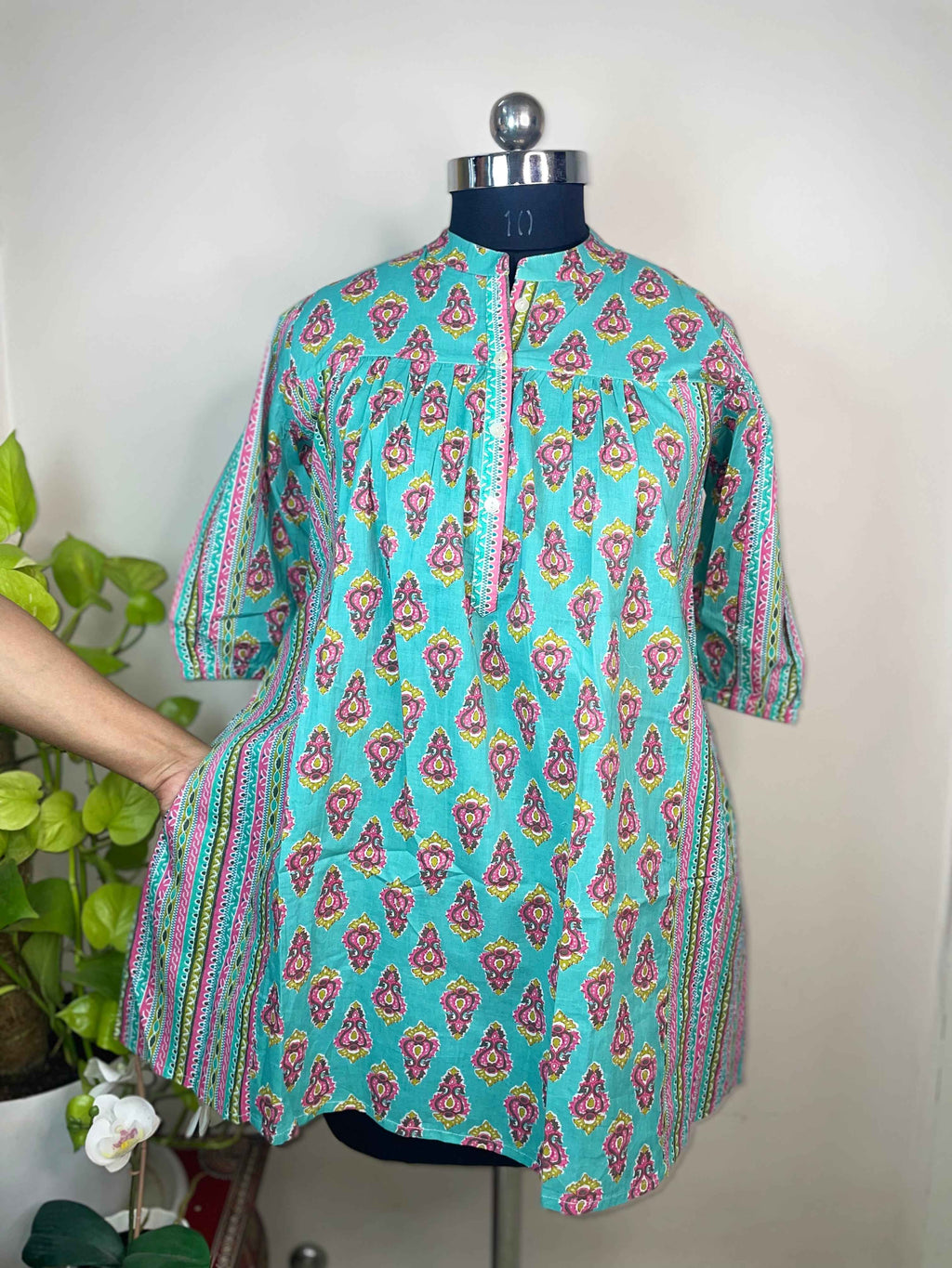 Mint Pop Short Kurti