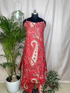 Riddhi Red Paisley 3-Piece Spaghetti  Set
